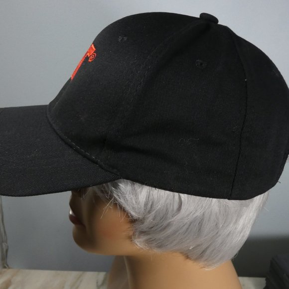 Caterpillar - CAT logo ball cap Black with red logo - Picture 6 of 6